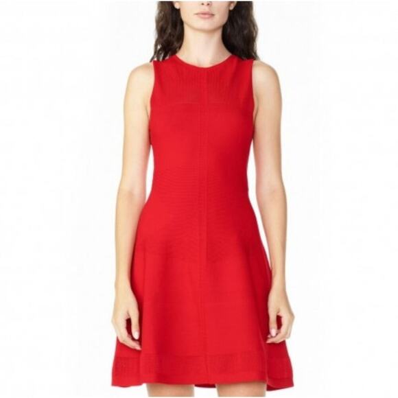 Armani Exchange Dresses & Skirts - Armani Exchange Textured Knit Fit & Flare Mini Dress Size Small NWT